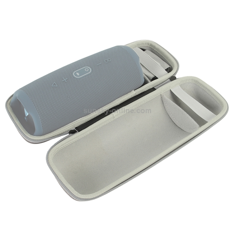 EVA Outdoor Bluetooth Speaker Storage Box with Shoulder Strap & Carabiner For JBL Charge 5(Grey) EVA Outdoor Bluetooth Speaker Storage Box with Shoulder Strap & Carabiner For JBL Charge 5(Grey)