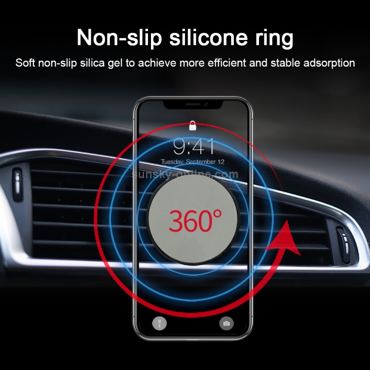 R-JUST HZ10 Small Whirlwind Magnetic Car Phone Holder (Black) R-JUST HZ10 Small Whirlwind Magnetic Car Phone Holder (Black)