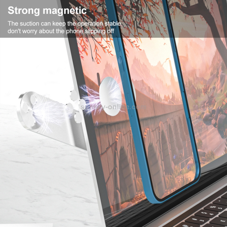 R-JUST SJ05-3 Multi-function Laptop Magnetic Expanded Metal Holder (Silver) R-JUST SJ05-3 Multi-function Laptop Magnetic Expanded Metal Holder (Silver)