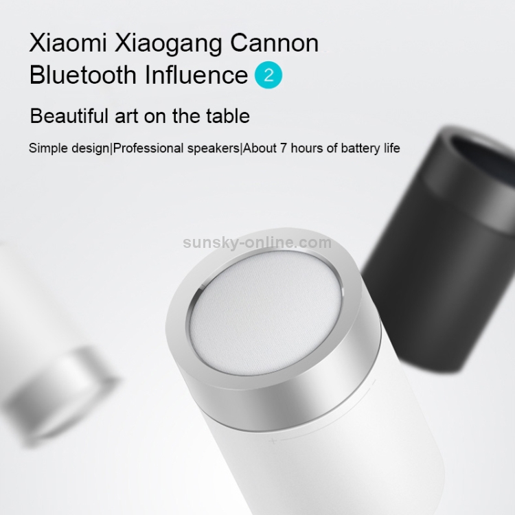 Xiaomi Small Steel Cannon Bluetooth Speaker 2 Generation Support Bluetooth 5.0 & Hands-Free Call (Black) Xiaomi Small Steel Cannon Bluetooth Speaker 2 Generation Support Bluetooth 5.0 & Hands-Free Call (Black)