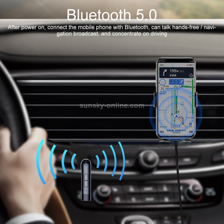 Receptor Bluetooth para coche Wiwu YP05 de 3,5 mm WIWU