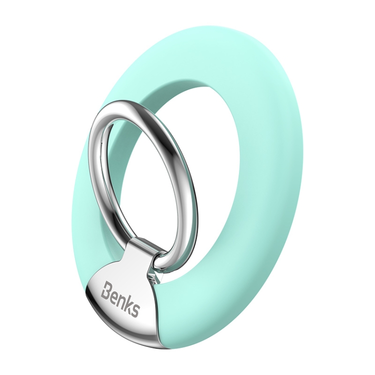 Benks L42 Mobile Phone Liquid Silicone Magnetic Ring Holder (Cyan) Benks L42 Mobile Phone Liquid Silicone Magnetic Ring Holder (Cyan)