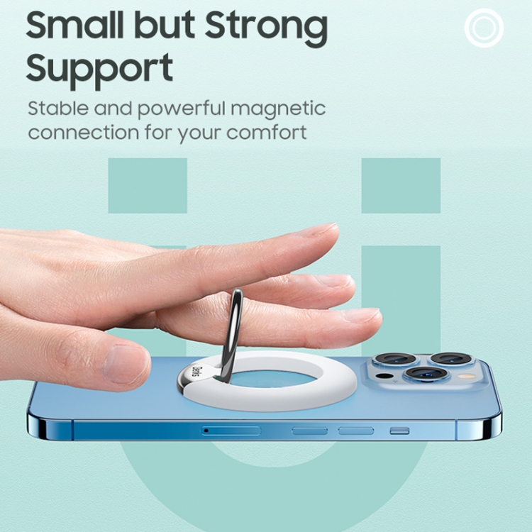 Benks L42 Mobile Phone Liquid Silicone Magnetic Ring Holder (Cyan) Benks L42 Mobile Phone Liquid Silicone Magnetic Ring Holder (Cyan)