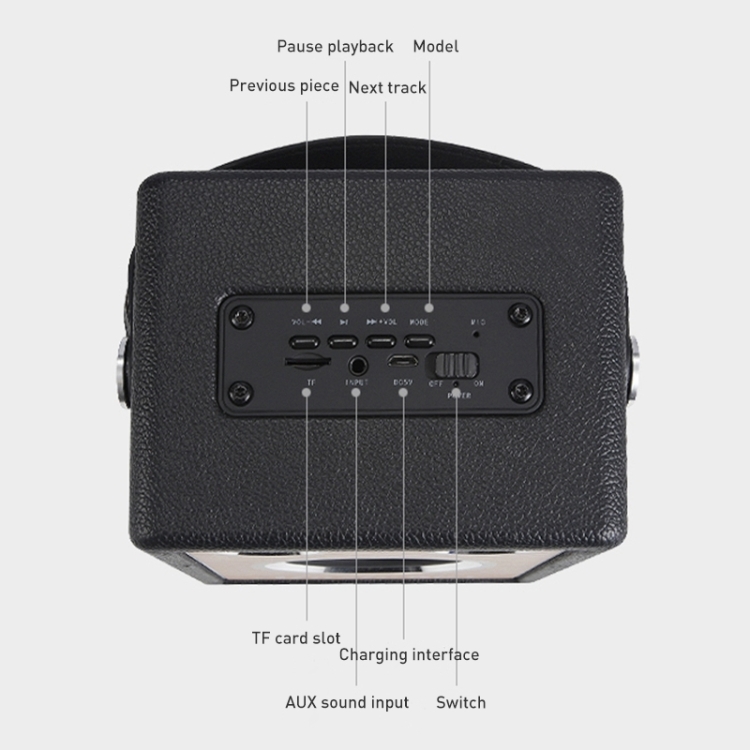 Handheld Wireless Bluetooth Speaker (Black) Handheld Wireless Bluetooth Speaker (Black)