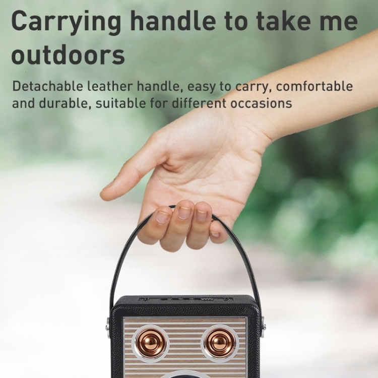 Handheld Wireless Bluetooth Speaker (Black) Handheld Wireless Bluetooth Speaker (Black)