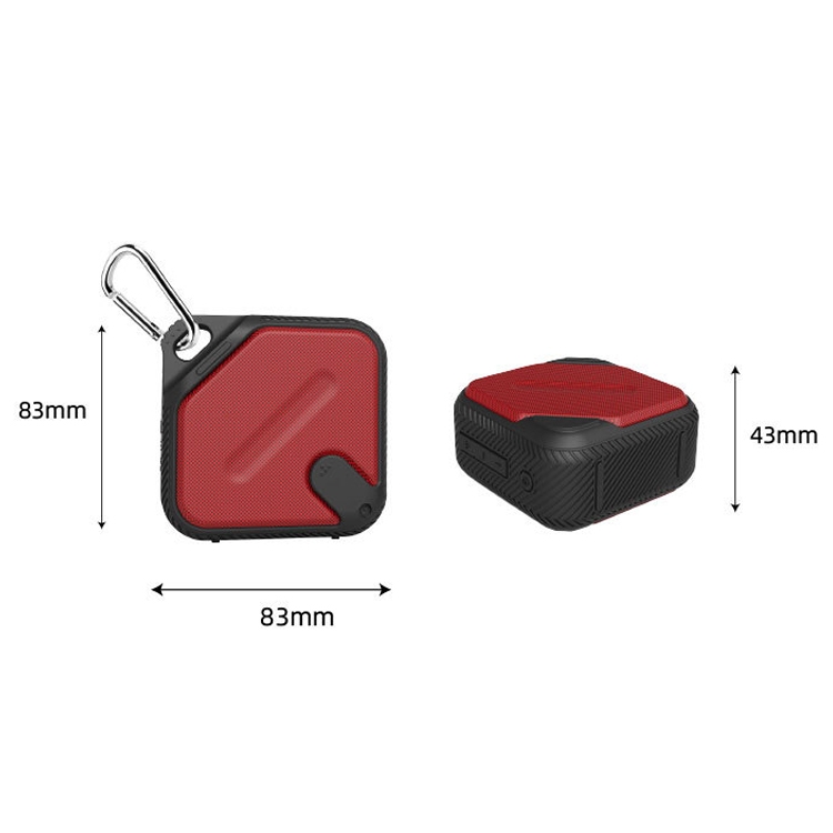 EBS-502 Portable Outdoor Waterproof Card Mini Wireless Bluetooth Speaker (Red) EBS-502 Portable Outdoor Waterproof Card Mini Wireless Bluetooth Speaker (Red)