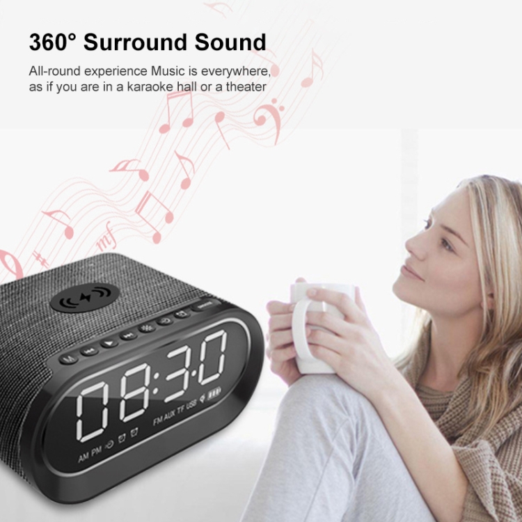 EBS-028 Wireless Charging Bluetooth Speaker Bluetooth 5.0 (Black) EBS-028 Wireless Charging Bluetooth Speaker Bluetooth 5.0 (Black)