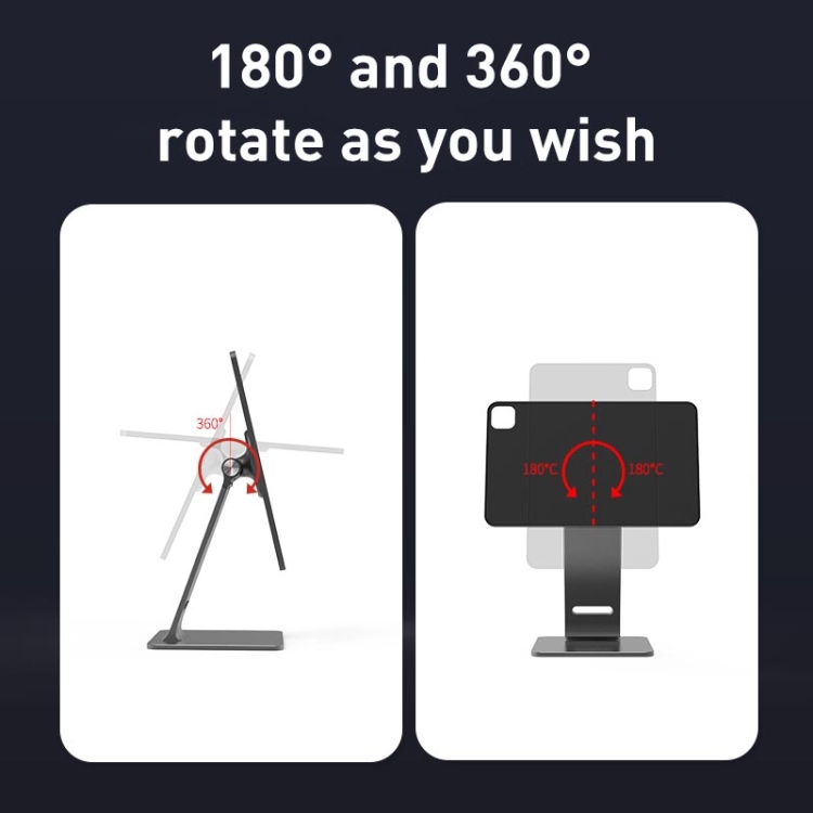 For iPad 11 inch R-JUST HZ36 360-degree Rotating Aluminum Alloy Magnetic Tablet Stand(Tarnish) For iPad 11 inch R-JUST HZ36 360-degree Rotating Aluminum Alloy Magnetic Tablet Stand(Tarnish)