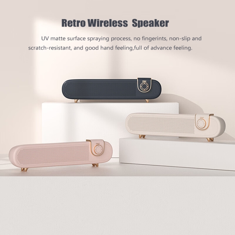 EWA L102 Classic Style Retro Bluetooth Wireless Speaker, Support TF/AUX(Pink) EWA L102 Classic Style Retro Bluetooth Wireless Speaker, Support TF/AUX(Pink)