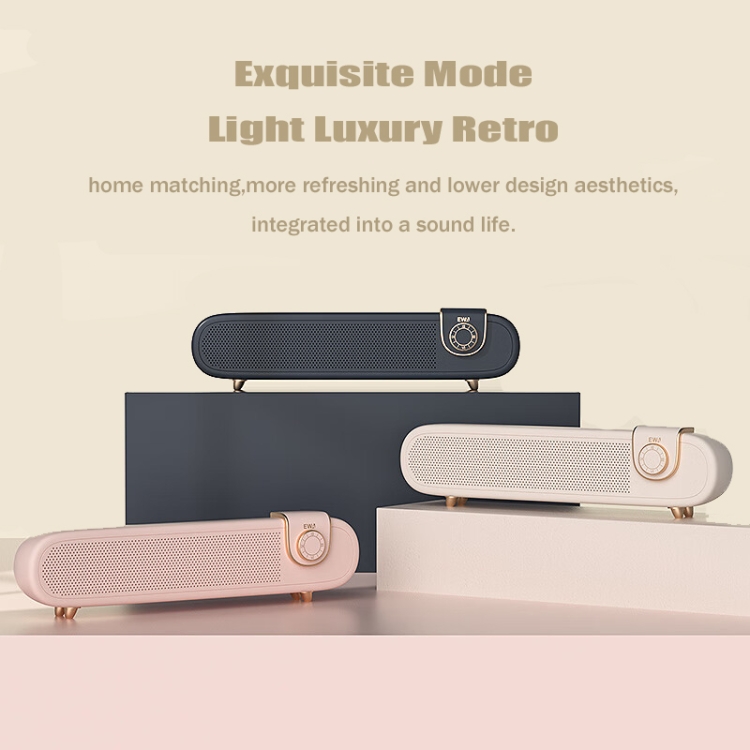 EWA L102 Classic Style Retro Bluetooth Wireless Speaker, Support TF/AUX(Pink) EWA L102 Classic Style Retro Bluetooth Wireless Speaker, Support TF/AUX(Pink)