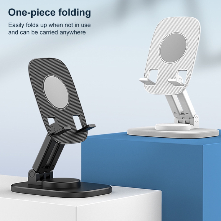 FD5 B028 Foldable Rotating Desktop Phone Tablet Holder (Black) FD5 B028 Foldable Rotating Desktop Phone Tablet Holder (Black)