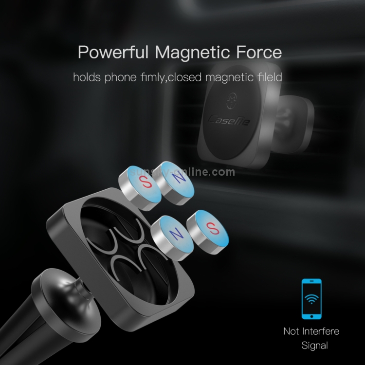 CaseMe Universal 360 Degree Rotation Magnetic Car Air Outlet Vent Mount Phone Holder CaseMe Universal 360 Degree Rotation Magnetic Car Air Outlet Vent Mount Phone Holder