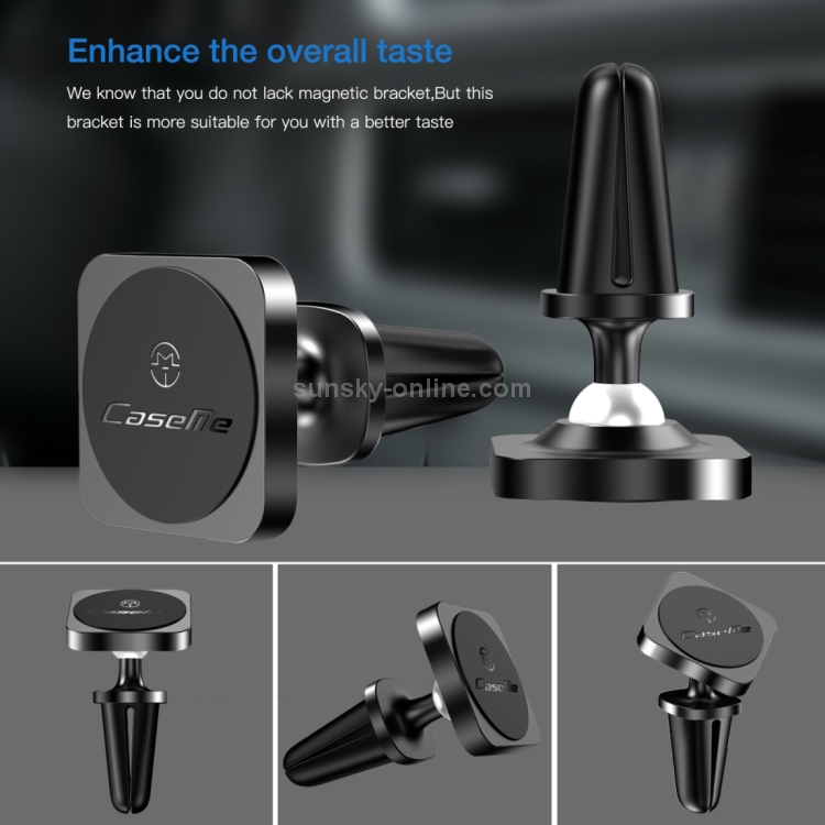 CaseMe Universal 360 Degree Rotation Magnetic Car Air Outlet Vent Mount Phone Holder CaseMe Universal 360 Degree Rotation Magnetic Car Air Outlet Vent Mount Phone Holder