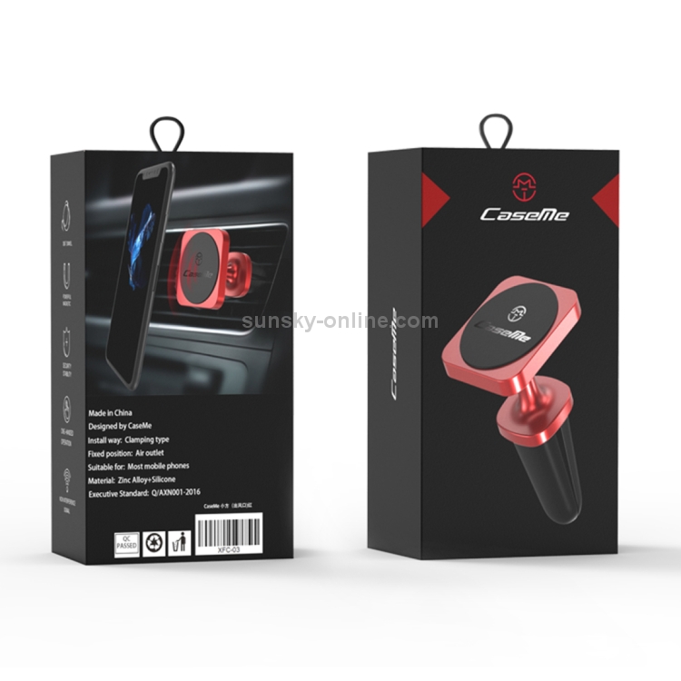 CaseMe Universal 360 Degree Rotation Magnetic Car Air Outlet Vent Mount Phone Holder CaseMe Universal 360 Degree Rotation Magnetic Car Air Outlet Vent Mount Phone Holder