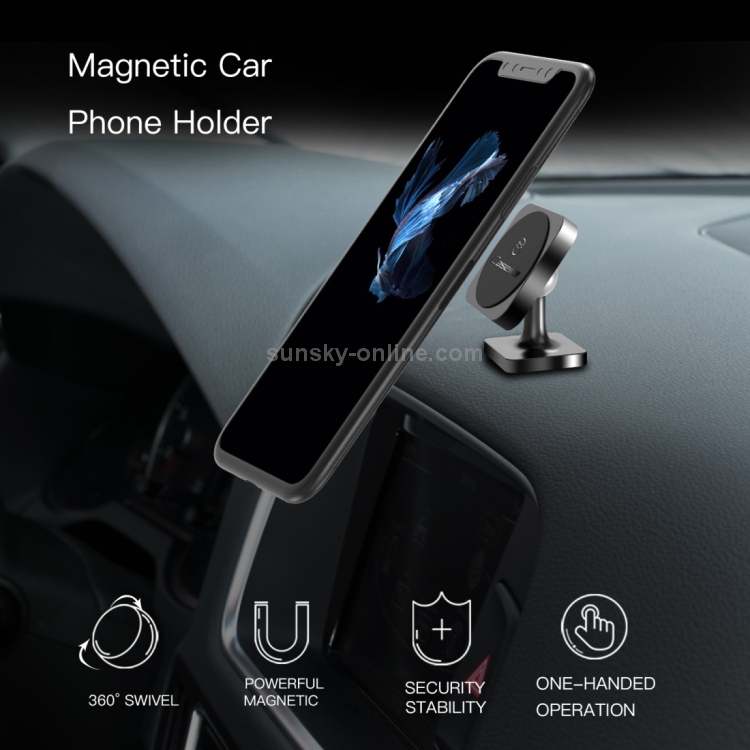 CaseMe Universal Stand Paste Type 360 Degree Rotation Magnetic Car Mount Phone Holder CaseMe Universal Stand Paste Type 360 Degree Rotation Magnetic Car Mount Phone Holder