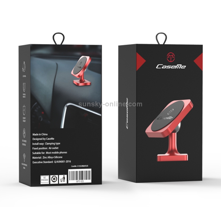CaseMe Universal Stand Paste Type 360 Degree Rotation Magnetic Car Mount Phone Holder CaseMe Universal Stand Paste Type 360 Degree Rotation Magnetic Car Mount Phone Holder