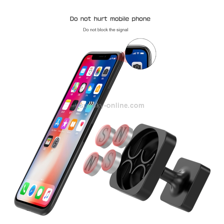 CaseMe Universal Stand Paste Type 360 Degree Rotation Magnetic Car Mount Phone Holder CaseMe Universal Stand Paste Type 360 Degree Rotation Magnetic Car Mount Phone Holder