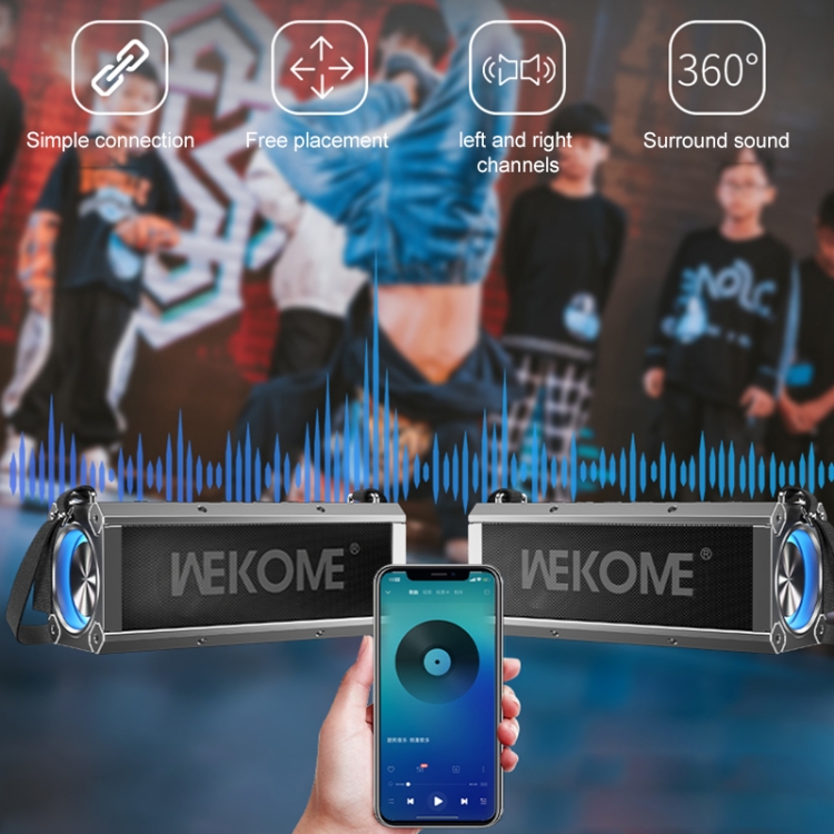 WEKOME D37 120W Outdoor Portable Bluetooth Speaker WEKOME D37 120W Outdoor Portable Bluetooth Speaker