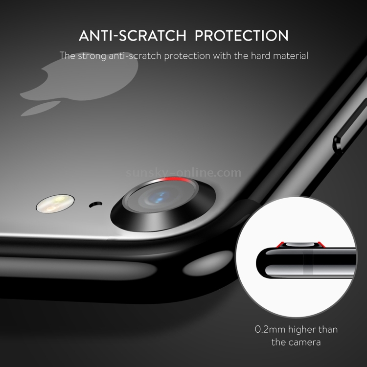 Baseus for iPhone 7 Rear Camera Lens Metal Protection Cover(Black) Baseus for iPhone 7 Rear Camera Lens Metal Protection Cover(Black)