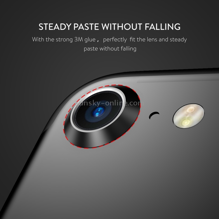 Baseus for iPhone 7 Rear Camera Lens Metal Protection Cover(Black) Baseus for iPhone 7 Rear Camera Lens Metal Protection Cover(Black)