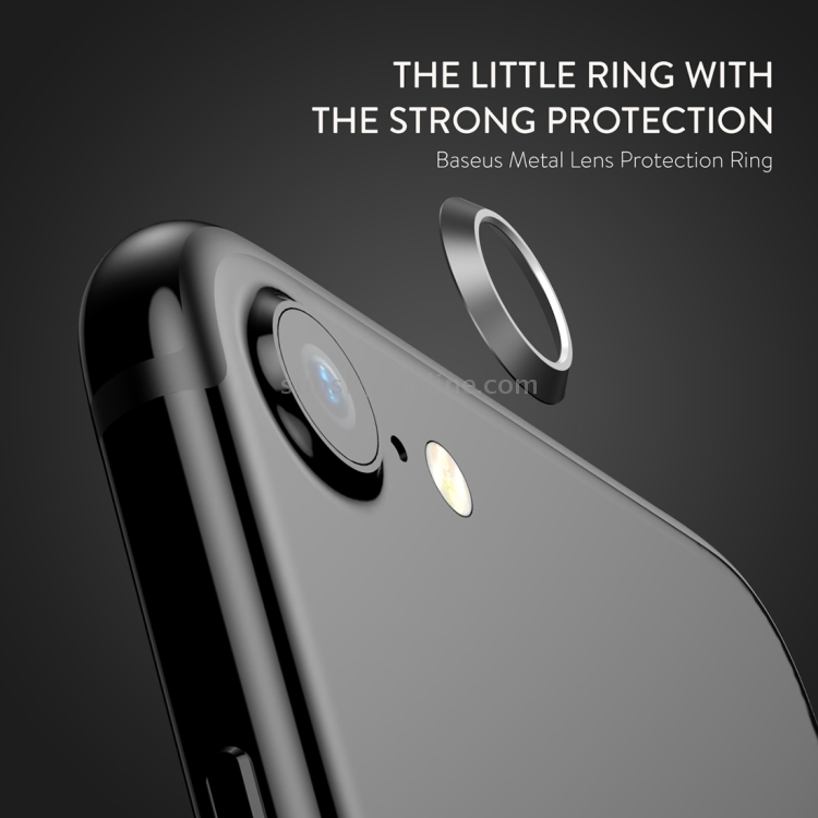 Baseus for iPhone 7 Rear Camera Lens Metal Protection Cover(Black) Baseus for iPhone 7 Rear Camera Lens Metal Protection Cover(Black)