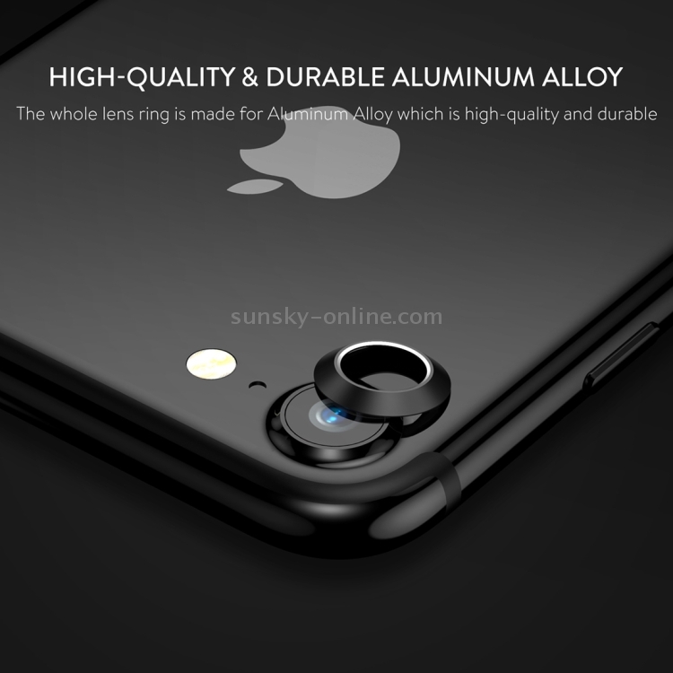 Baseus for iPhone 7 Rear Camera Lens Metal Protection Cover(Black) Baseus for iPhone 7 Rear Camera Lens Metal Protection Cover(Black)