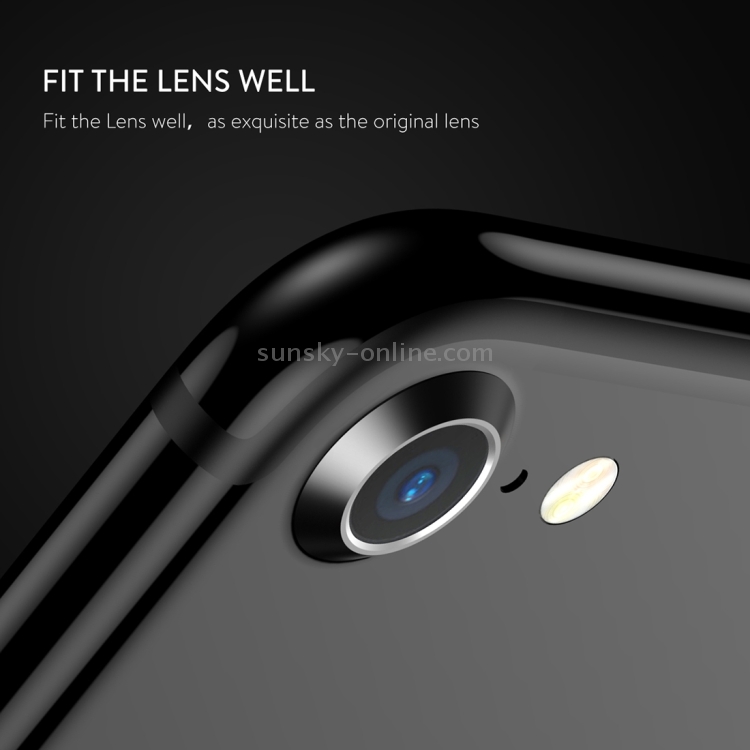 Baseus for iPhone 7 Rear Camera Lens Metal Protection Cover(Black) Baseus for iPhone 7 Rear Camera Lens Metal Protection Cover(Black)