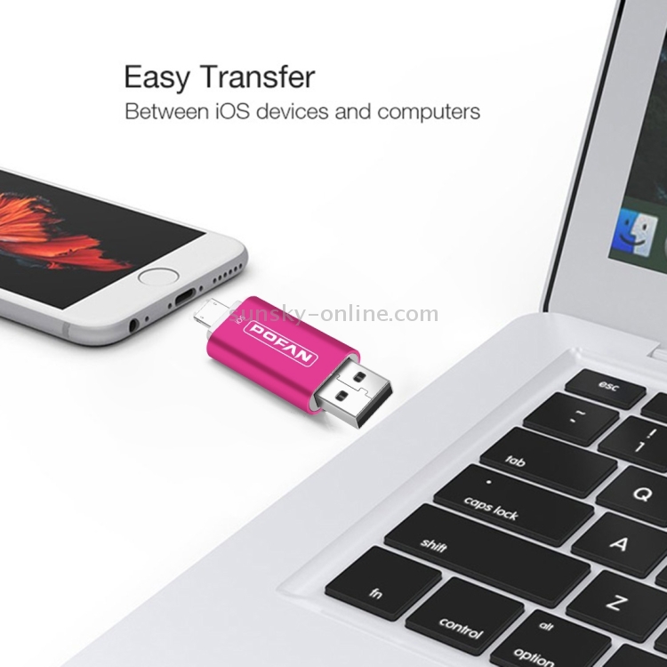 POFAN F02 16GB 8pin & Micro USB to USB 2.0 Mini Metal Flash Disk Drive with Cap & Fingerprint Identification POFAN F02 16GB 8pin & Micro USB to USB 2.0 Mini Metal Flash Disk Drive with Cap & Fingerprint Identification