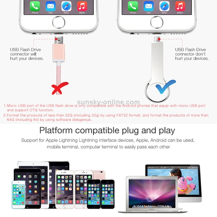 POFAN F03 128GB Life Waterproof 8 Pin & Micro USB to USB 2.0 Mini Metal Flash Disk Drive with Key Ring POFAN F03 128GB Life Waterproof 8 Pin & Micro USB to USB 2.0 Mini Metal Flash Disk Drive with Key Ring