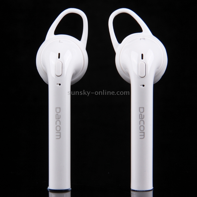 DACOM Guofen 7TWS Dual Ears Stereo Wireless Bluetooth 4.2 In-Ear Earphone Headset with Mic for iPhone / iPad / iPod / PC and Other Bluetooth Devices, 2 Devices Connection(White) DACOM Guofen 7TWS Dual Ears Stereo Wireless Bluetooth 4.2 In-Ear Earphone Headset with Mic for iPhone / iPad / iPod / PC and Other Bluetooth Devices, 2 Devices Connection(White)
