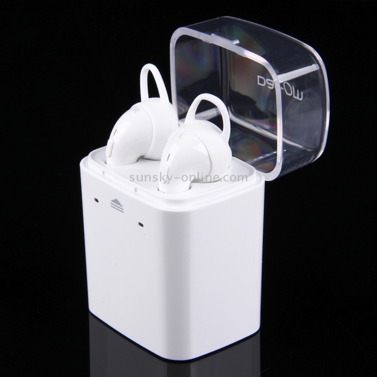 DACOM Guofen 7TWS Dual Ears Stereo Wireless Bluetooth 4.2 In-Ear Earphone Headset with Mic for iPhone / iPad / iPod / PC and Other Bluetooth Devices, 2 Devices Connection(White) DACOM Guofen 7TWS Dual Ears Stereo Wireless Bluetooth 4.2 In-Ear Earphone Headset with Mic for iPhone / iPad / iPod / PC and Other Bluetooth Devices, 2 Devices Connection(White)