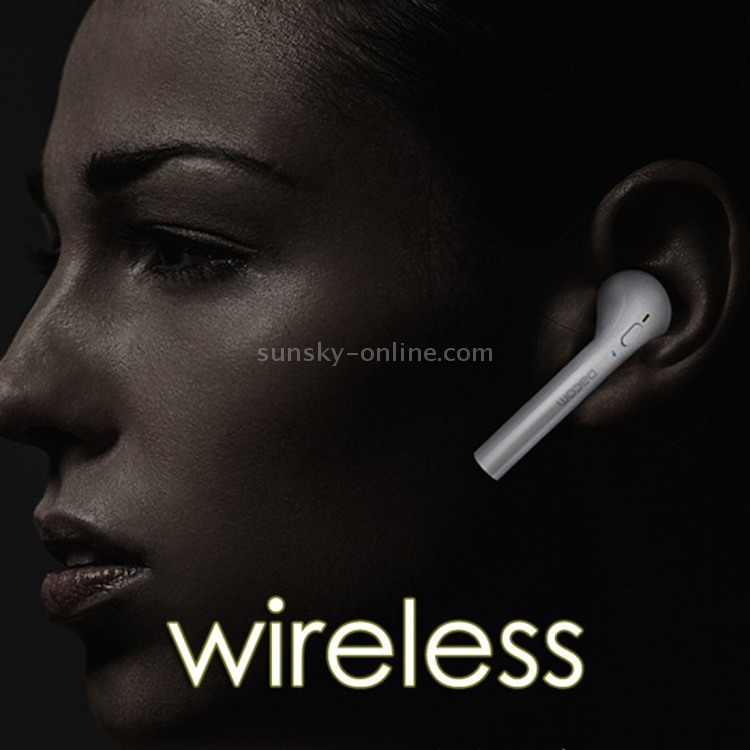 DACOM Guofen 7TWS Dual Ears Stereo Wireless Bluetooth 4.2 In-Ear Earphone Headset with Mic for iPhone / iPad / iPod / PC and Other Bluetooth Devices, 2 Devices Connection(White) DACOM Guofen 7TWS Dual Ears Stereo Wireless Bluetooth 4.2 In-Ear Earphone Headset with Mic for iPhone / iPad / iPod / PC and Other Bluetooth Devices, 2 Devices Connection(White)