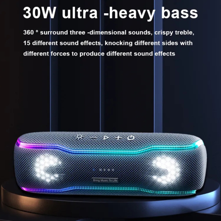 XDOBO BMTL BOSS IPX7 Waterproof Portable Wireless Bluetooth Speaker with RGB Colorful Light & TWS XDOBO BMTL BOSS IPX7 Waterproof Portable Wireless Bluetooth Speaker with RGB Colorful Light & TWS