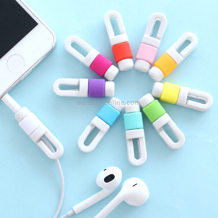 Earphone Headphone Wire Cable Line Protective Cover Winder Cord Wrap Organizer, Random Color Delivery Earphone Headphone Wire Cable Line Protective Cover Winder Cord Wrap Organizer, Random Color Delivery