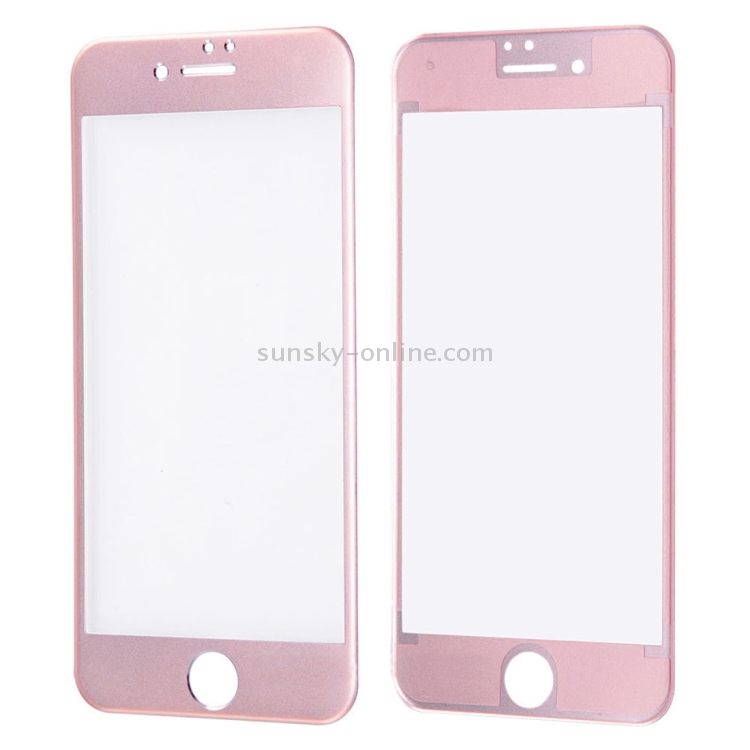 ENKAY for iPhone 8 & iPhone 7 0.26mm 9H Surface Hardness Titanium Alloy 3D Curverd Arc Explosion-proof Tempered Glass Full Screen Film(Rose Gold) ENKAY for iPhone 8 & iPhone 7 0.26mm 9H Surface Hardness Titanium Alloy 3D Curverd Arc Explosion-proof Tempered Glass Full Screen Film(Rose Gold)