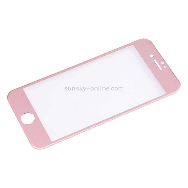 ENKAY for iPhone 8 & iPhone 7 0.26mm 9H Surface Hardness Titanium Alloy 3D Curverd Arc Explosion-proof Tempered Glass Full Screen Film(Rose Gold) ENKAY for iPhone 8 & iPhone 7 0.26mm 9H Surface Hardness Titanium Alloy 3D Curverd Arc Explosion-proof Tempered Glass Full Screen Film(Rose Gold)