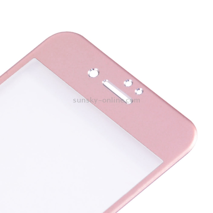 ENKAY for iPhone 8 & iPhone 7 0.26mm 9H Surface Hardness Titanium Alloy 3D Curverd Arc Explosion-proof Tempered Glass Full Screen Film(Rose Gold) ENKAY for iPhone 8 & iPhone 7 0.26mm 9H Surface Hardness Titanium Alloy 3D Curverd Arc Explosion-proof Tempered Glass Full Screen Film(Rose Gold)