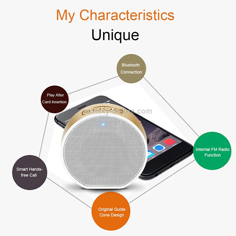 A60 Mini Portable Wireless Bluetooth Speaker (Rose Gold) A60 Mini Portable Wireless Bluetooth Speaker (Rose Gold)