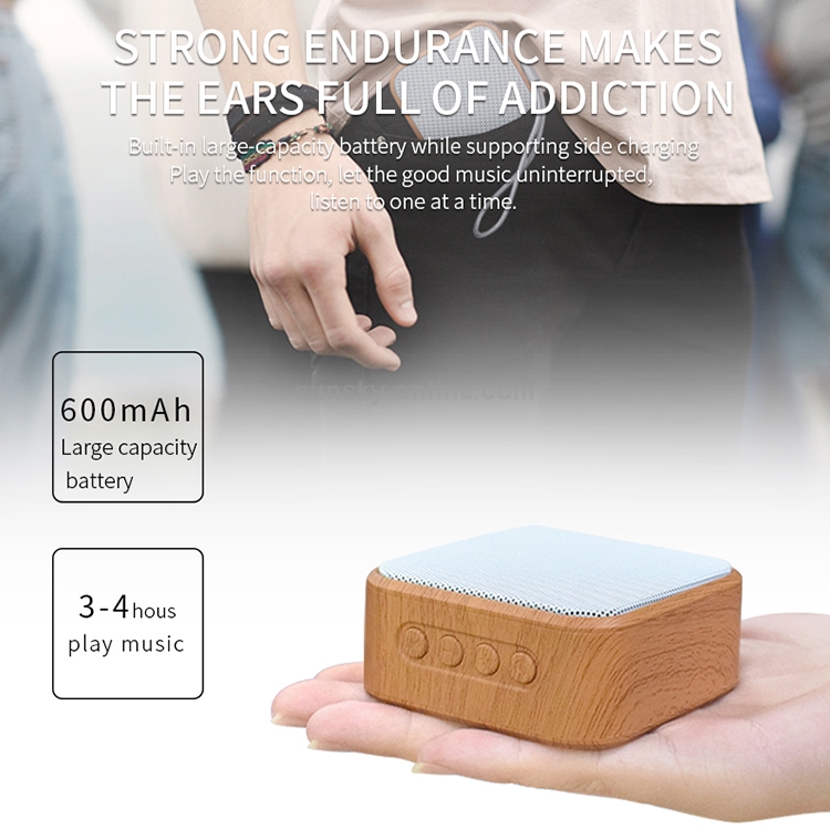 A70 Portable Wood Grain Wireless Bluetooth Speaker Mini Subwoofer Voice Box (Black) A70 Portable Wood Grain Wireless Bluetooth Speaker Mini Subwoofer Voice Box (Black)