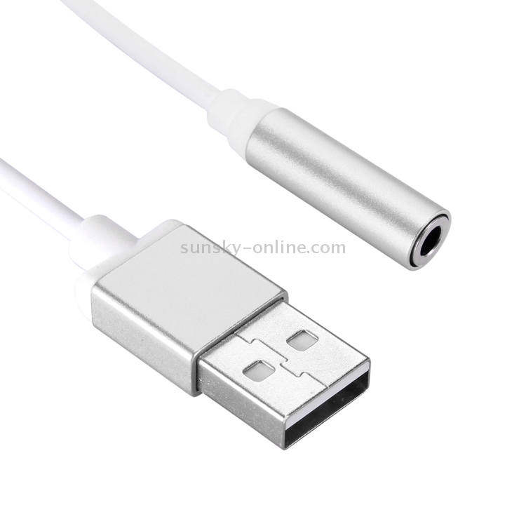 ENKAY Hat-Prince 3.5mm & USB to 8 Pin Audio Adapter, Length: 13cm