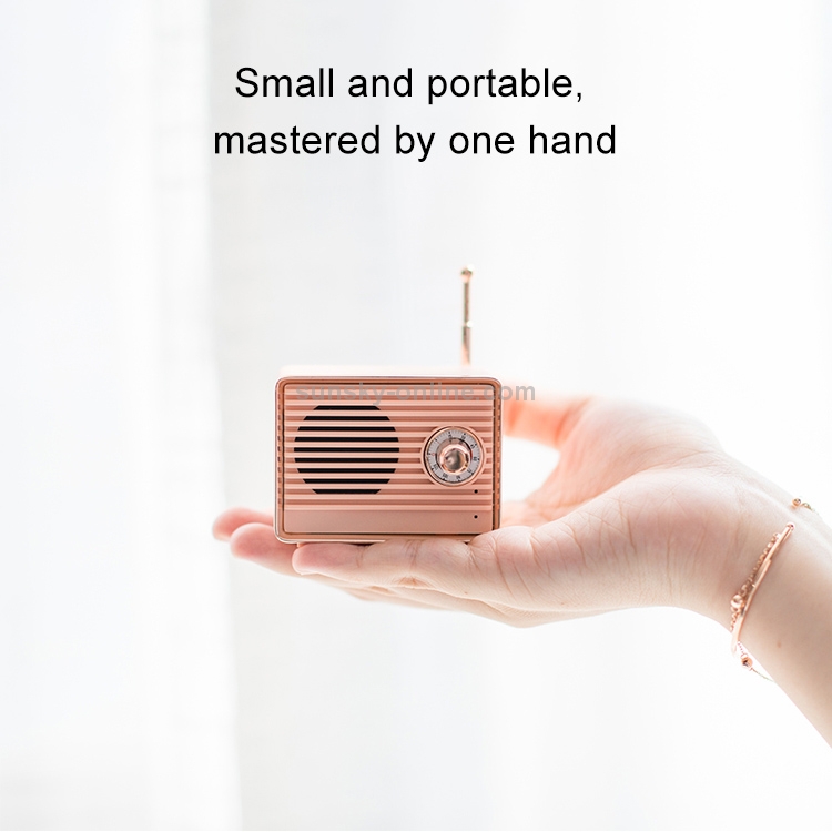 USAMS US-YX003 1.5W Retro Radio Shape Bluetooth 4.0 Single Speaker Bluetooth Speaker (Blue) USAMS US-YX003 1.5W Retro Radio Shape Bluetooth 4.0 Single Speaker Bluetooth Speaker (Blue)