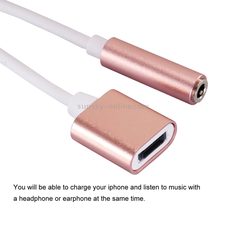 ENKAY Hat-Prince 2 in 1 3.5mm Female + 8 Pin Female to 8 Pin Male Charging and Listening to Music Earphone Audio Adapter ENKAY Hat-Prince 2 in 1 3.5mm Female + 8 Pin Female to 8 Pin Male Charging and Listening to Music Earphone Audio Adapter