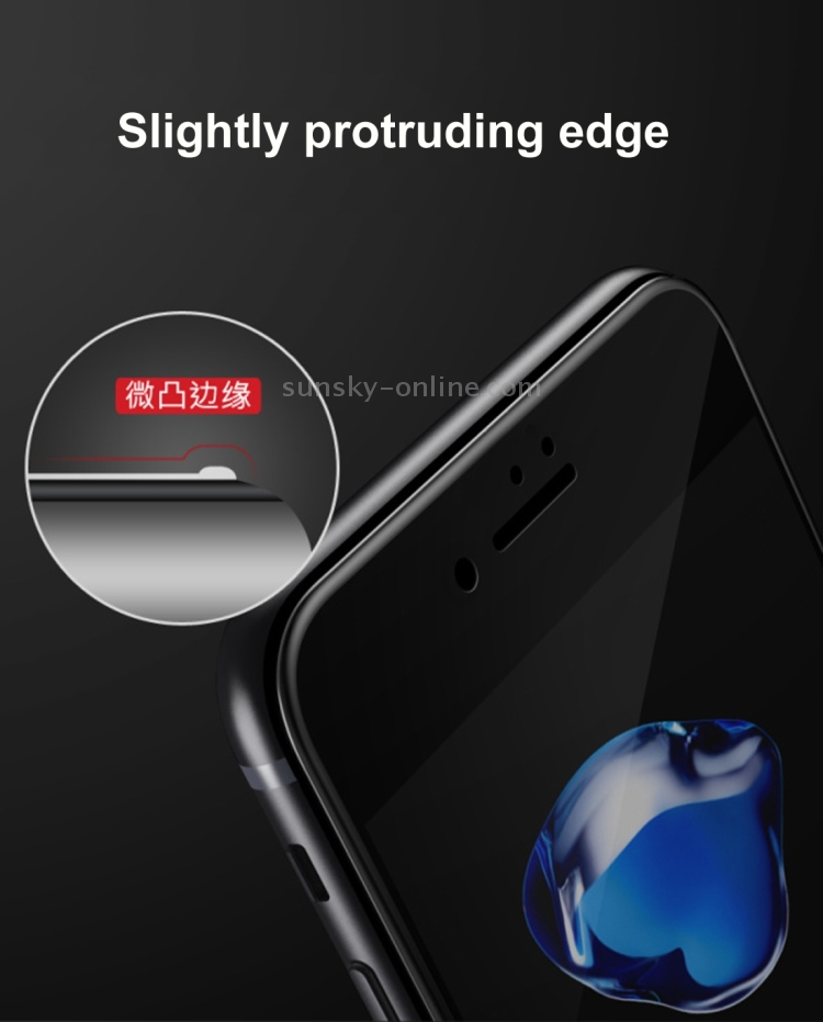 Baseus For iPhone SE 2020 / 8 / 7 0.3mm 9H Surface Hardness Silicone Edge Colorized Silk-screen Tempered Glass Full Screen Film(Black) Baseus For iPhone SE 2020 / 8 / 7 0.3mm 9H Surface Hardness Silicone Edge Colorized Silk-screen Tempered Glass Full Screen Film(Black)