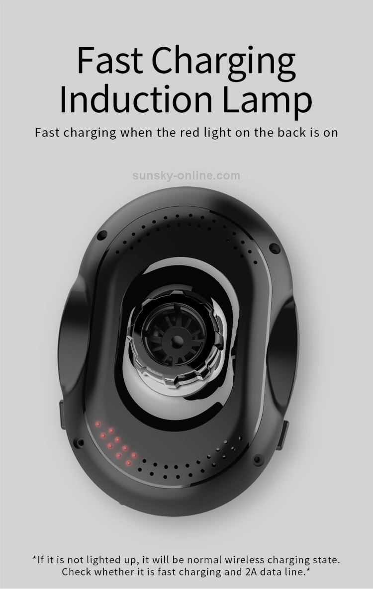 TOKQI 10W Compatible with 7.5W Qi X2 Intelligent Induction Vehicle-mounted Electric Wireless Charging TOKQI 10W Compatible with 7.5W Qi X2 Intelligent Induction Vehicle-mounted Electric Wireless Charging