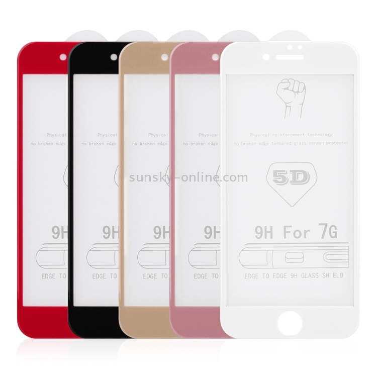 For iPhone 7 Angibabe 0.3mm 9H Surface Hardness 5D Curved Silk-screen Tempered Glass Screen Protector Film(Black) For iPhone 7 Angibabe 0.3mm 9H Surface Hardness 5D Curved Silk-screen Tempered Glass Screen Protector Film(Black)