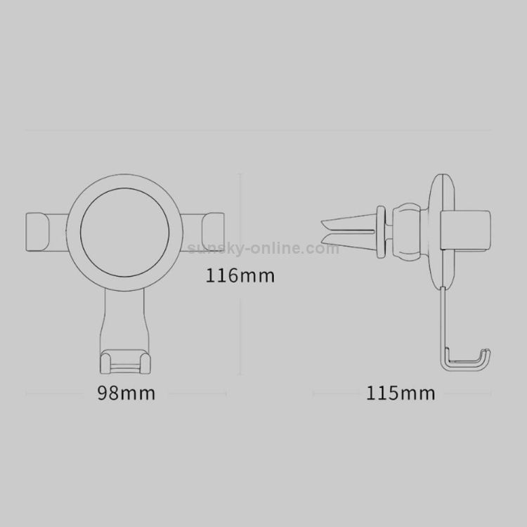 Original Xiaomi Youpin ZLPX-C CARFOOK Gravity Car Bracket Gravity Parallel C Alloy Edition(Elegant Black) Original Xiaomi Youpin ZLPX-C CARFOOK Gravity Car Bracket Gravity Parallel C Alloy Edition(Elegant Black)