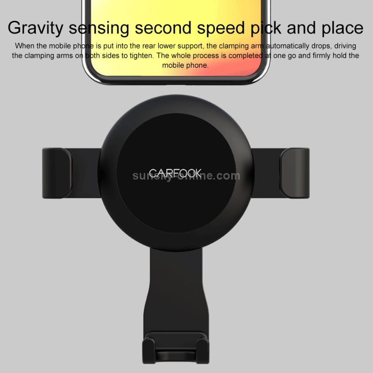 Original Xiaomi Youpin ZLPX-C CARFOOK Gravity Car Bracket Gravity Parallel C Alloy Edition(Elegant Black) Original Xiaomi Youpin ZLPX-C CARFOOK Gravity Car Bracket Gravity Parallel C Alloy Edition(Elegant Black)