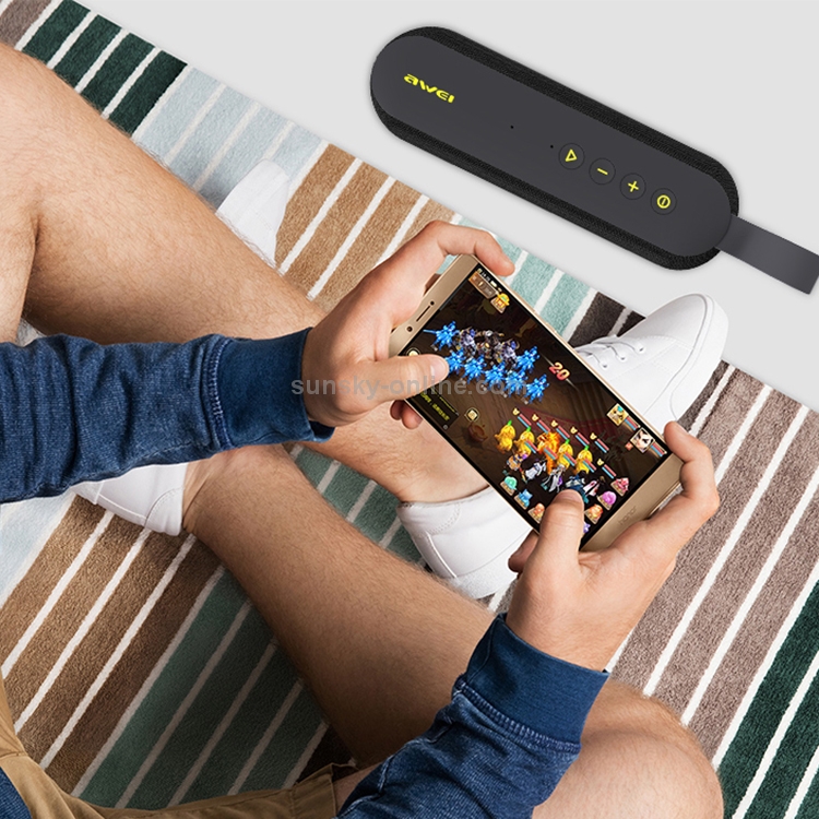 awei Y230 Portable Wireless Bluetooth Speaker V4.2 with HD Sound and Enhanced Bass, Built-in Mic, Support U Disk / TF Card / AUX(Black) awei Y230 Portable Wireless Bluetooth Speaker V4.2 with HD Sound and Enhanced Bass, Built-in Mic, Support U Disk / TF Card / AUX(Black)