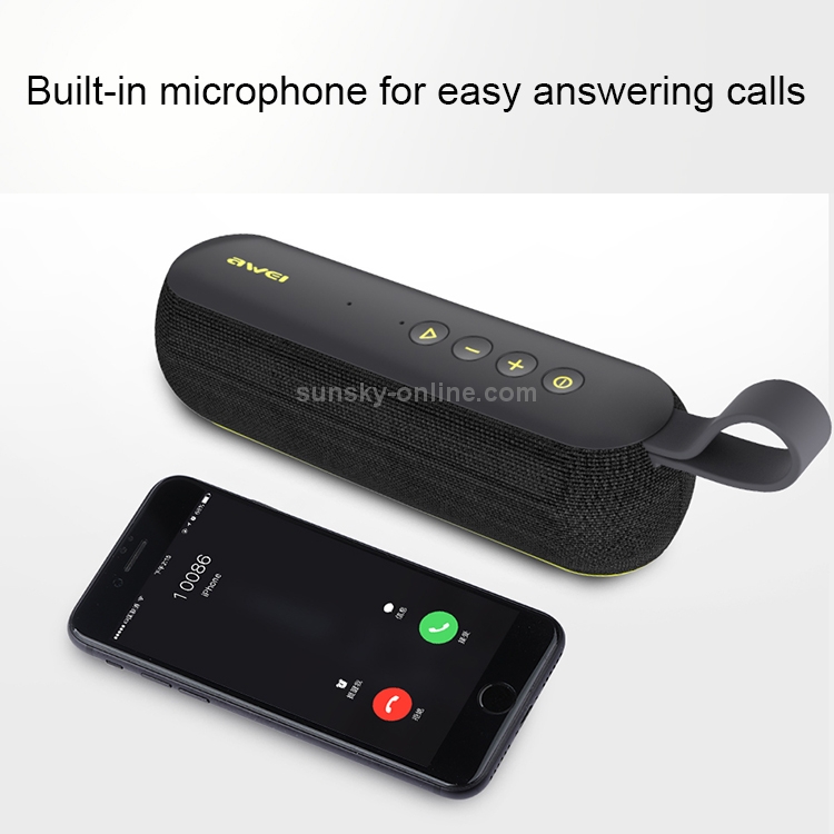 awei Y230 Portable Wireless Bluetooth Speaker V4.2 with HD Sound and Enhanced Bass, Built-in Mic, Support U Disk / TF Card / AUX(Black) awei Y230 Portable Wireless Bluetooth Speaker V4.2 with HD Sound and Enhanced Bass, Built-in Mic, Support U Disk / TF Card / AUX(Black)
