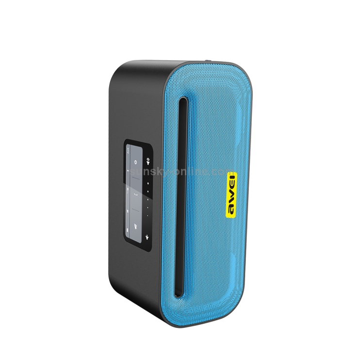 awei Y600 Wireless Bluetooth Speaker with 3D Stereo, Built-in Mic, Support TF Card / AUX / NFC(Blue) awei Y600 Wireless Bluetooth Speaker with 3D Stereo, Built-in Mic, Support TF Card / AUX / NFC(Blue)